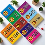 [READT STOCK] PVC Frosted Plastic Chip Card Chip Mahjong Hall Dedicated Chip Coin Chess Room Dedicat