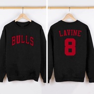 M-3XL New Chicago Bulls Zach LaVine Round neck sweatshirt M-3XL