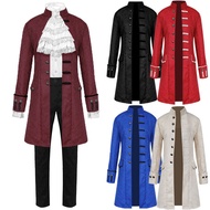 New Style Ready Stock Medieval cos Costume Medieval European Men Formal Costume Performance Costume 