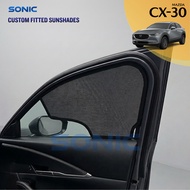SONIC SHADES Mazda CX-30 CX30 Premium Magnetic Sunshade Window Cover Curtain Sunshades Sun Shade