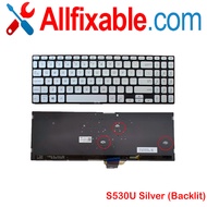 Asus Vivobook S15 S530U  S530UN  S530F  S530FA  S530FN S530F-NBQ  Silver Backlit Laptop Replacement 
