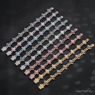 Bracelet Bracelet Rap Necklace Hand Four-leaf Clover Hip Unlimited 5a Hop Four-leaf Clover Colorful 