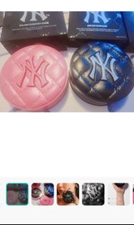 MLB花氣墊NY粉底持久不脫妝提亮奶油肌自然啞光（black）