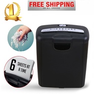 เครื่องทำลายเอกสาร เครื่องย่อยกระดาษ A4 เครื่องทำลายกระดาษไฟฟ้าขนาดเล็ก เครื่องหั่นเอกสาร A4 เครื่