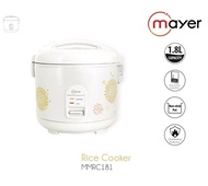 Brand New Mayer MMRC181 1.8L Rice Cooker / Non Stick Inner Pot / Auto Cook and Keep Warm Function.