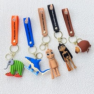 [Store Recommendation] Foreign Mountain Sea Classic Keychain pvc Wooden Stick Man Doll Wearing Shoes