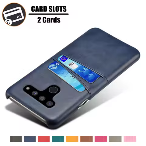 Retro PU Leather Cover Funda On The For LG V50 G8 G7 ThinQ V30 Coque Card Slots Wallet Phone Case Fo