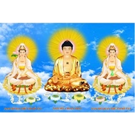 5d diamond painting - beautiful three-world Buddha model