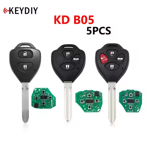 5pcs Keydiy KD B05 Universal Remote Key B05-2 B05-3 B05-4 for Toyota Style KD B Series Car Remote Ke