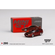 Mini GT #295 Nissan Skyline GT-R (R32) Red Pearl w/ BBS LM Wheel (Diecast 1/64)