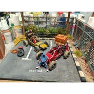 buggy motor car scale 1/64