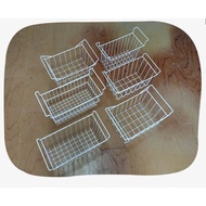 Freezer Storage Hanging Basket Frozen Food Basket Storage Internal Shelves Organizing and Weaving Ha