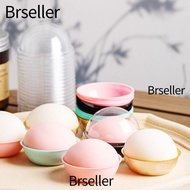 BRSELLER Round Plastic Moon Cake Box, Transparent Small Round Wedding Party Cake Box, Fashion DIY He