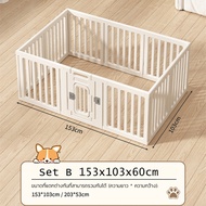 คอกพลาสติก คอกสัตว์ คอกกั้นสุนัข คอกหมา คอกสัตว์เลี้ยง มีหลายขนาด DIY ได้