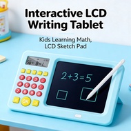 Gift for Boys & Girls: Math LCD Game, 5-8 yr old kids, Sketching pad, educational, fun birthday toy