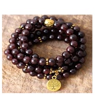 YTR210916 – Handmade Yoga Natural Stone 108 Mala Turquoises Tiger Eye Lava Beads Necklace Black Tassel Meditation