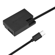 Type C to DR-E18 DC Coupler LP-E17 Dummy Battery Replacement for Canon RP  EOS 77D 200D 250D 750D 76
