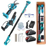 High Branch Saw Shears Telescopic Extension Rod Electric High-Aerial Pruning Saw Rechargeable Electr
