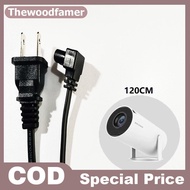 thewoodfamer HY300/HY320 Projector 1.2m Original Extended Power Cord AC Cable Extension Cable Chargi