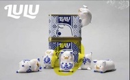 Lulu 豬 青花瓷 限量版北京 BTS 坐豬