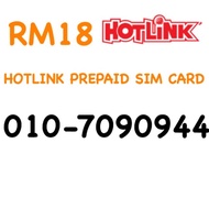 Hotlink Prepaid Sim Card 010-7090944