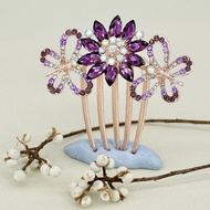 SIRKAM RAMBUT WANITA PREMIUM PERMATA ZIRKON KUPU KUPU MODE KOREA ORI