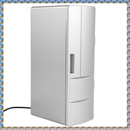 (M  S)Refrigerator Mini Usb Fridge Freezer Cans Drink Beer Cooler Warmer Travel Refrigerator Icebox Car Office Use Portable