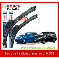 Bosch Evolution Car Wiper Set for Toyota Wish