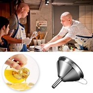 304 Stainless Steel Funnel Kitchen Liquid Funnel Detachable Filter Wide Mouth Funnel Canning Kitchen