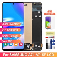 TFT LCD For Samsung Galaxy A71 A715 LCD Display Digital Touch Screen with Frame Display Screen Repla