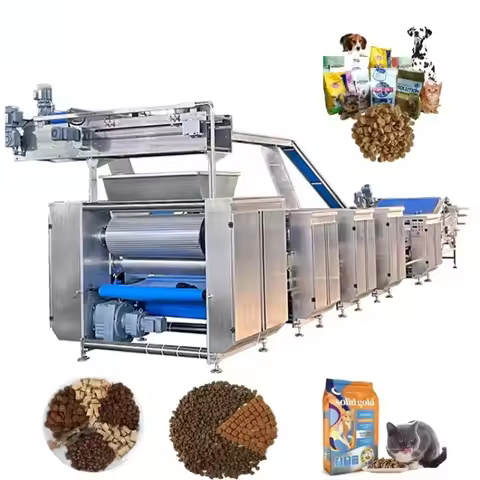 2025 China Full Automatic Pet Food Production Processing Line Dog Cat Food Processing Pet Food Makin