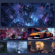 Cyberpunk Style Mouse Pad Oversized Boys Gaming Game Keyboard Pad Student Writing Pad Desk Pad
