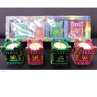 DIYA THULASI WAX / DEEPAVALI TULASI MADAM WAX VILAKU - 4PC IN 1SET