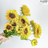 Fake Sunflowers (3 flowers) - Decorative fake flowers -