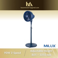 Milux 10" 5 Blades Gale Stand Fan (3 Colours) MGF10