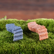 YF Figurine 2 Color S-shaped Stone Staircase Moss Micro-landscape Decoration