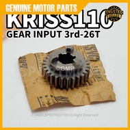 MODENAS KRISS110 GEAR, INPUT 3rd-26T (1644) 13260-1392  KRISS 110 K110 K 110