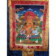 黄财神 小唐卡 唐卡 Yellow Zambala