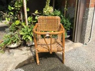 WH22442【四十八號老倉庫】二手 早期 台灣 藤椅 兒童椅 高42.5cm【懷舊收藏拍片道具】