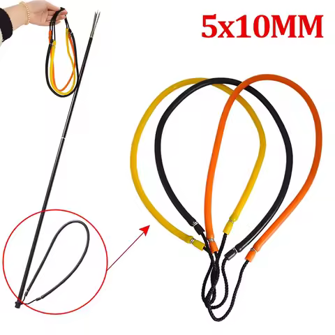 Spear Fishing Equipment Rubber Pole Spear Sling Soft Ice Fishing Accessories With High Elasticity Fo