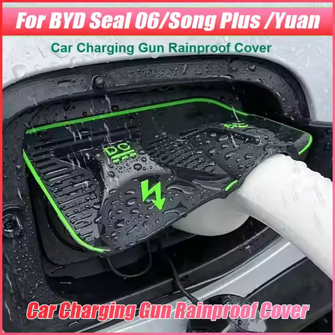 New Energy Car Charging Port Waterproof Protector Cover Gun Rain Cover for BYD Atto3 Seal 06DMI/Song