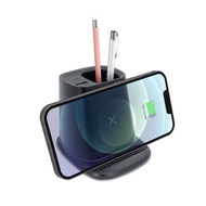 Multifunctional Two-in-One Wireless Charger Home Desk Desk Pen Holder 15w Mobile Phone Charger Gift
