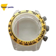 39MM Watch Case Sapphire Glass Case for Quartz VK63 Movement Cases Wearable Watch Accessories