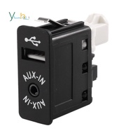 Car USB AUX In Plug Auxiliary Input Socket Adapter for BMW E81 E87 E90 F10 F12 E70 X4 X5 X6
