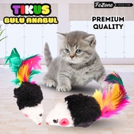 FEZONE Cat Toy Cat Agility Trainer Mouse Feather Cat Tunnel Cat Game