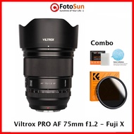 Viltrox Pro AF 75mm f1.2 - Fujifilm X mount