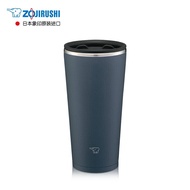 象印(ZOJIRUSHI)保温保冷杯咖啡杯450ml藏青色 真空不锈钢商务水杯茶杯男女学生款车载水杯SX-FA45