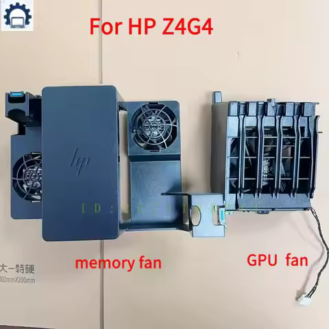 For HP Z4G4 Z4 G4 Memory Cooling Solution Cooling Fan Baffle Fan Heat Sink set