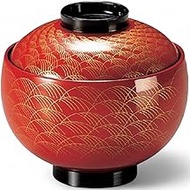 J-kitchens Miso Soup Bowl, 3.1 inch (3.1 cm), Cloth Bag Bowl, Zu Musashino, 3.8 x 3.5 inches (9.7 x 