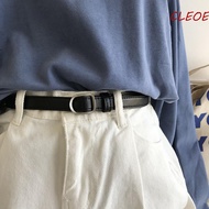 CLEOES PU Leather Belts Dress Fashion Women Jeans Decorative New Designer Thin Belt